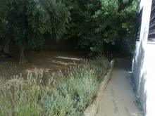 ارض للبيع بدابوق حوض المنش م1085متر على شارع 8 متر يوجد بناء بسعر المتر 490دينار