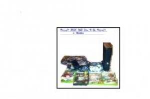 xbox 360 slim 4 Gb with 3 Videos games