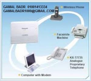 سنترال باناسونيك إصدار 2015 مدمج به CALL CENTER سعه 38 قابل للز�