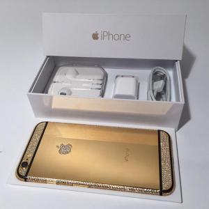 iPhone 6 + 128 GB 24 Karat Gold for sale Whatsapp 24hrs +22964519016