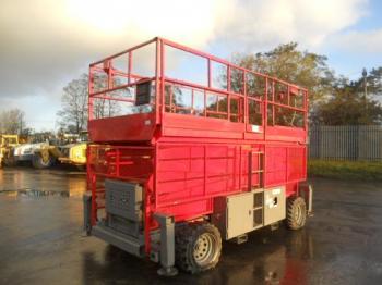 IT# 772-1998 Skyjack SJ9250 Wheeled Scissor Lift Access Plat