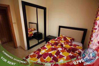 شقة مفروشة في عمان شارع الثقافة الاردن بالقرب من فندق الكمبنسكي وجراند ملينيوم -فرش ابداعي