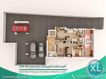 فرصة استثمارية عقارية مغرية في عمان ابو نصير -شقق بالاقساط بمردود سنوي عالي