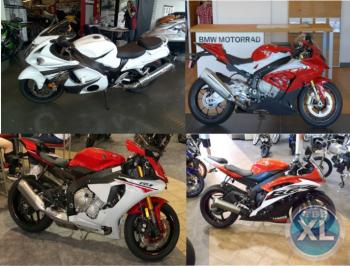 BUY ME:2015/16/14 Suzuki HAYABUSA GSX1300R, 2015 Yamaha R6 / R1 , 2015 BMW S1000RR...And many more