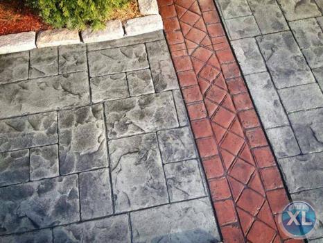 شركة الانشاءات الوطنية لبيع منتجات الخرسانة المطبوعة stamped concrete