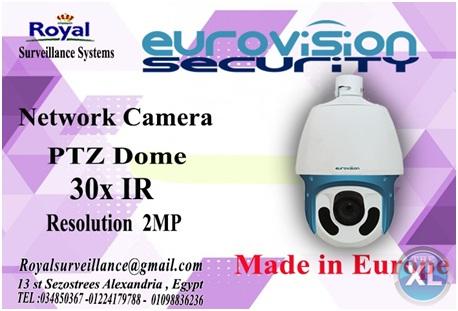 كاميرات مراقبة PTZ  30X أنتاج أوروبى للمشروعات الكبرى