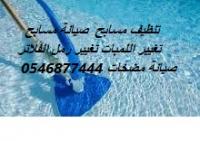 صيانة مسابح تنظيف مسابح 0540868515 تغيير لمبات صيانة فلاتر