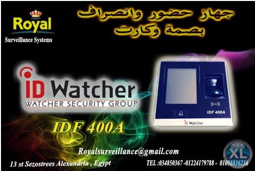 ماكينة حضور والانصراف بالبصمة و الكارت  IDF 400A
