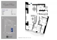 شقق للبيع فى كريستال بلازا 150 متر