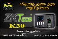 نظام  حضور وانصراف ماركة  ZKTECO موديل K30