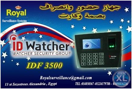ساعات  حضور وانصراف ماركة ID WATCHER موديل  IDF-3500 بالاسكندرية