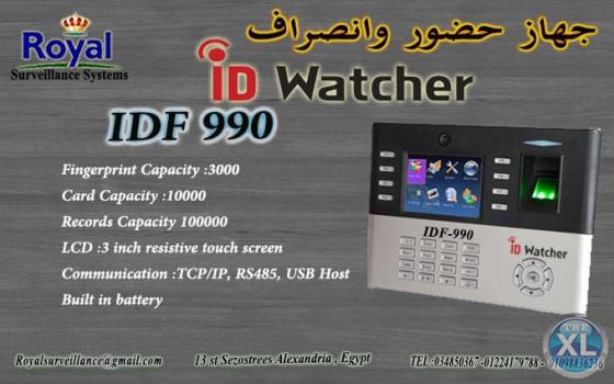 ساعة حضور والانصراف ماركة ID WATCHER  موديل IDF 990