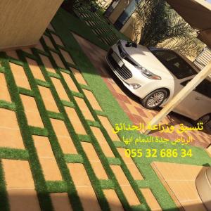 تنسيق حدائق عشب صناعي عشب جداري 0553268634