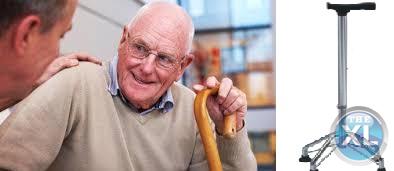 عكاز المشي الرباعى لكبار السن