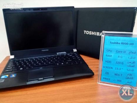 أجهزة لابتوب توشيبا وأنواع أخري مستعملة بحالة الجديد