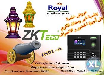 بمناسبة رمضان أجهزة حضور وانصراف موديل IN01-A