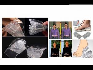 كعب سيليكون لزياده طول الجسم 5سم