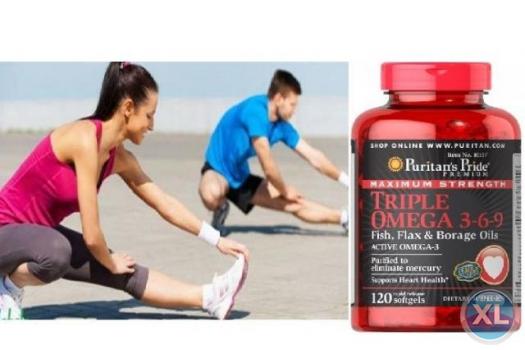 تريبل أوميجا كبسولات لبناء العضلات والتخسيس