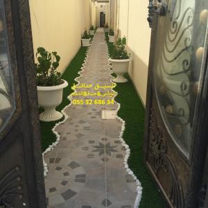 تنسيق حدائق عشب صناعي عشب جداري الرياض جدة الدمام 055326863
