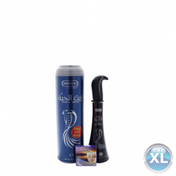 زيت الحيه الصفيح الاصلي للعنايه بالشعر