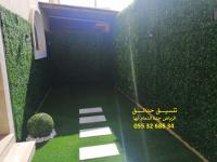 شركة تنسيق حدائق بالرياض 0553268634 عشب صناعي عشب جداري