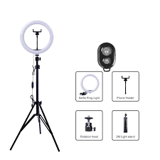 رينج لايت لليوتيوبر والميكب ارتيست لاضاء عاليه دائري