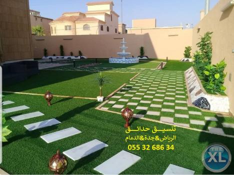 عشب صناعي الرياض 0553268634 تنسيق حدائق عشب جداري جدة