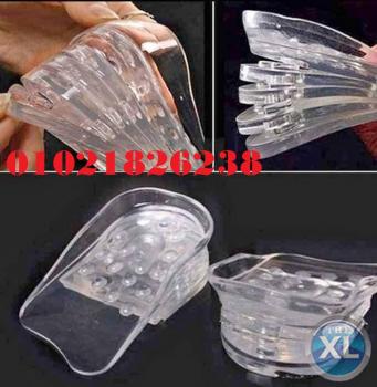 كعب سيلكون العبوة بها ١٠ قطع لزيادة الطول السعر مفاجأة التوصيل☺