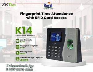 اجهزة حضور و انصراف ببصمة اصبع و كروت ID في اسكندرية K14 PRO